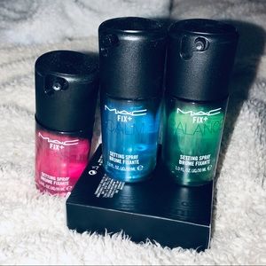 MAC set of 3 Prep + Prime Fix Setting Spray NEW